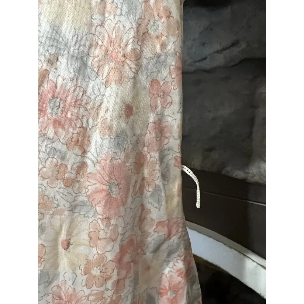 Vtg 70s 80s Liberty Floral Matching‎ Skirt & Top Sz M/L Pastel Cottagecore